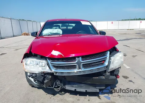 2014 Dodge Avenger Se из США, поврежденный, VIN 1C3CDZAB4EN214882